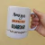 Caneca de Cerâmica Amizade "Amiga para se guardar no coração"
