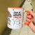 Caneca de Cerâmica Canudinho - Alça e Interior Laranja - Gabstudio