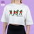 Cropped Oversized de Algodão Grinch Natal "não vou e pronto" (PRAZO 10 DIAS ÚTEIS)