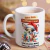 Caneca de Cerâmica Natal Cachorro "Era pra terminar o ano sem..."