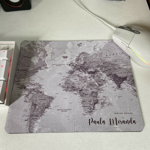 Mouse Pad Mapa do Mundo
