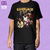 Camiseta Preta de Algodão Unissex Kayblack (PRAZO 10 DIAS ÚTEIS)
