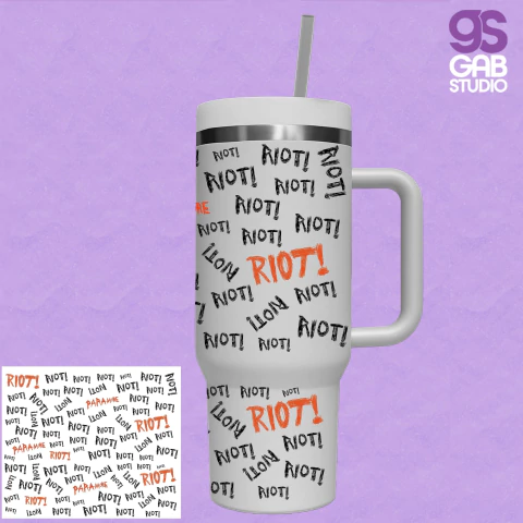 Copo Térmico 1,2L Paramore RIOT (PRAZO 6 DIAS ÚTEIS) - comprar online