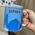 Caneca de Cerâmica Stitch "O que a fofoca uniu, distância nenhuma separa" - comprar online
