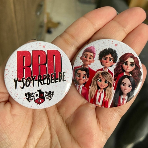 Bottons/Broches Rebelde