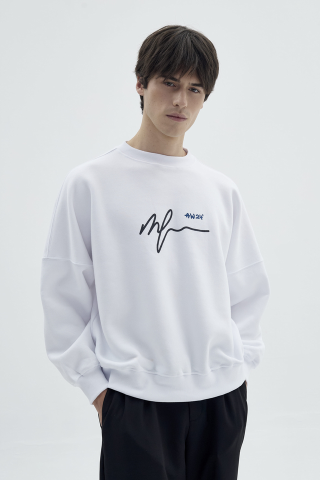 Crewneck Signature White thumbnail 2