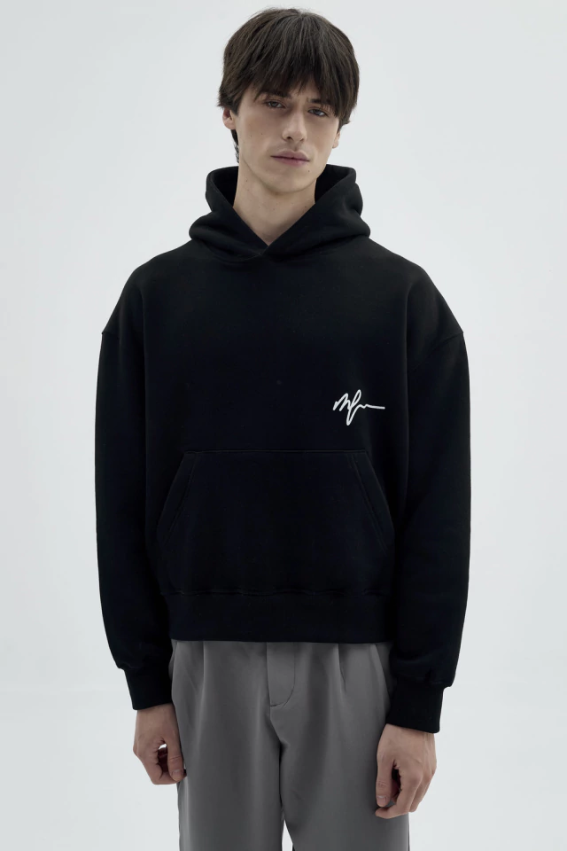 Hoodie Signature Black thumbnail 2