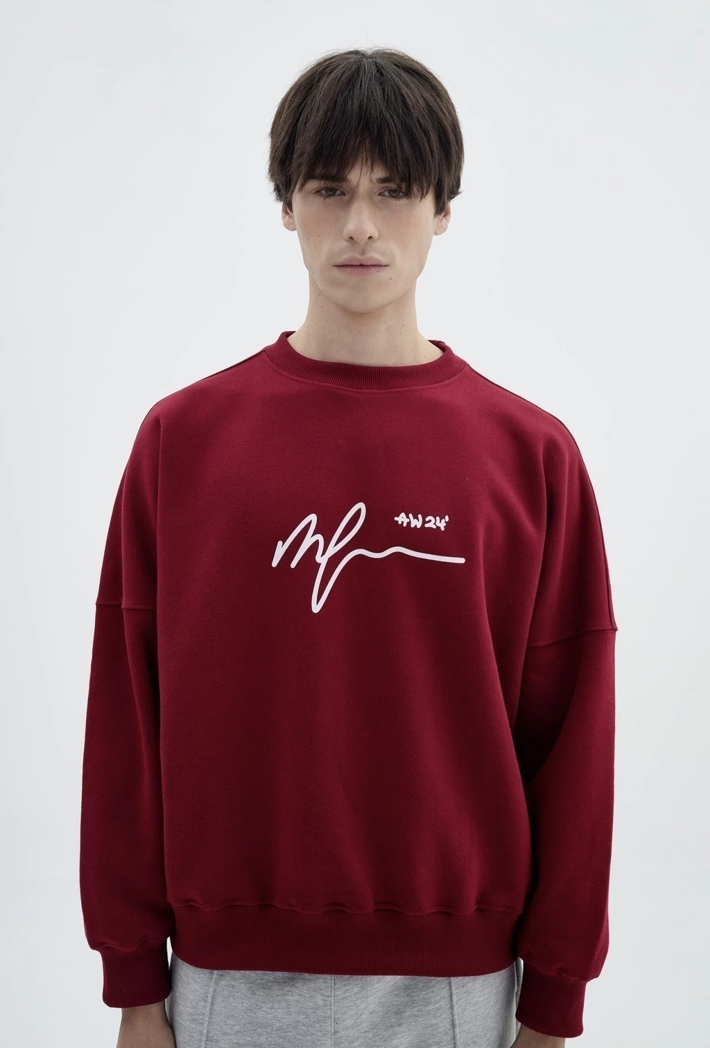 Crewneck Signature Wine thumbnail 3
