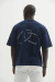 Circle T-shirt midnight blue - buy online