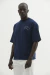 Circle T-shirt midnight blue on internet