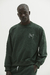 Crewneck Print M green