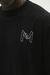 Remera Print M black