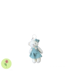 Chaveiro Urso com Vestido