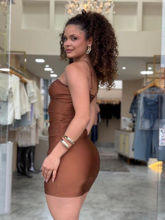 Vestido Curto De Alças - LANÇA PERFUME EASY - loja online