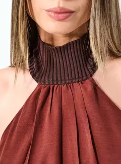 Blusa Open Terracota - Open - Valentina Lois