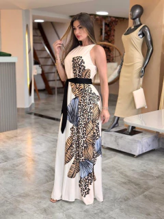 Vestido Longo Sem Manga - LANÇA PERFUME