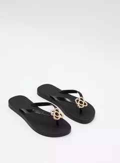 Chinelo Petite Jolie Fresh Preto - Valentina Lois