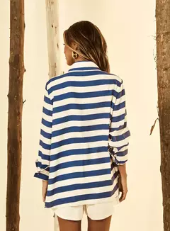 Camisa Linho Estampada - ISY - comprar online