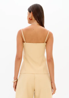 Blusa Ajustada De Alça - MY FAVORITE THINGS - Valentina Lois
