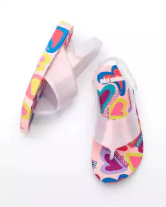 Mini Melissa Flip Flop Glitter Baby - loja online