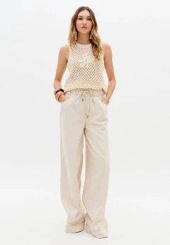 Regata De Tricot Com Aplicação Frente - LANÇA PERFUME