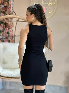 Vestido Canelado Sem Manga - LANÇA PERFUME - loja online