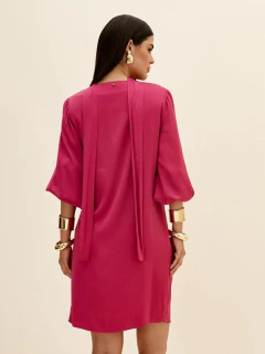 Vestido Curto Manga Cumprida - DIMY - comprar online