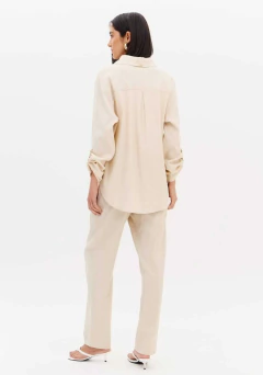 Camisa Manga Longa Com Linho - LANÇA PERFUME EASY - Valentina Lois