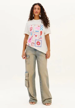 T-Shirt Oversized Alongada - MY FAVORITE THINGS