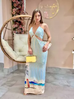 Vestido Estampado - OPEN