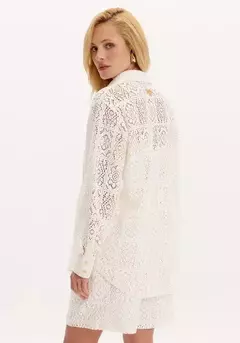Camisa Alongada De Renda - LANÇA PERFUME - Valentina Lois