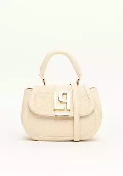 Bolsa Tote Com Alças Duplas E Enfeite Metalizado LP - LANÇA PERFUME
