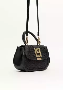 Bolsa Tote Com Alças Duplas E Enfeite Metalizado LP - LANÇA PERFUME - Valentina Lois