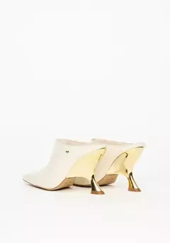 Ankle Boot Salto Arquitetônico Couro - LANÇA PERFUME - Valentina Lois