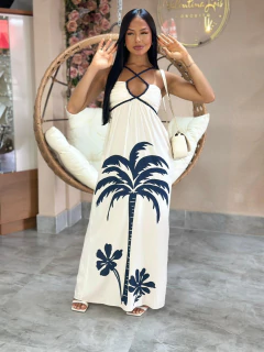 Vestido Longo Estampa Local - MY FAVORITE THINGS - comprar online