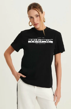 T-Shirt Esporte Preto TSH35970 - DIMY