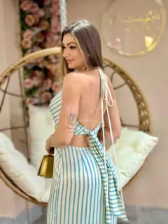 Vestido Estampado - OPEN - Valentina Lois