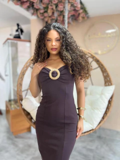 Vestido Super Midi Com Argola - MY FAVORITE THINGS - loja online