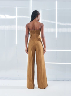 Macacão Linho Com Abertura - Open - comprar online