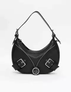 Shoulder Couro Com Fivelas - Lança Perfume