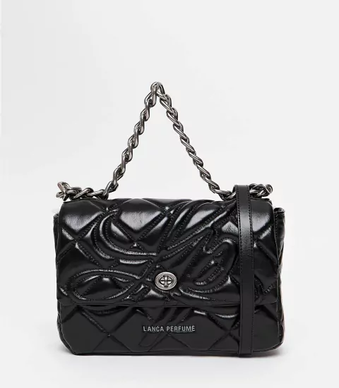 Shoulder Matelassê LP Preto - LANÇA PERFUME