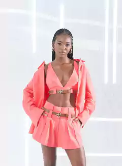 Top Linho Decote V - OPEN