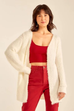 casaco tricot pelinho - OH BOY ! na internet