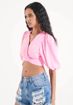 SHORT JEANS GRANDFATHER HIGH AZUL na internet