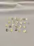 PINGENTE LETRAS FINAS BANHADO A OURO 18K/BOX58*