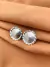 BRINCO BASE REDONDA TEXTURIZADA BANHADO A OURO18K/PRATA\BOX484*
