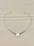 CHOKER ARO E PÉROLA CURVADA BANHADO - comprar online