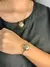 BRACELETE QUADRADO BOLEADO BANHADO"