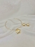 CONJUNTO BRINCO E CHOKER ARO PINGENTE ESTRELA BOLEADA BANHADO'' na internet