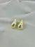 BRINCO GOTA CURVADA LISA "G" BANHADO A OURO 18K E RDB/BOX703* - comprar online